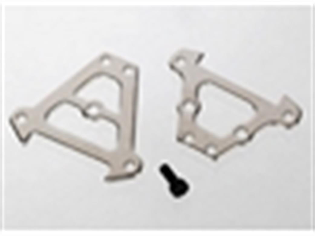 Traxxas  7023A Bulkhead Tie Bars, Front and Rear (Steel)