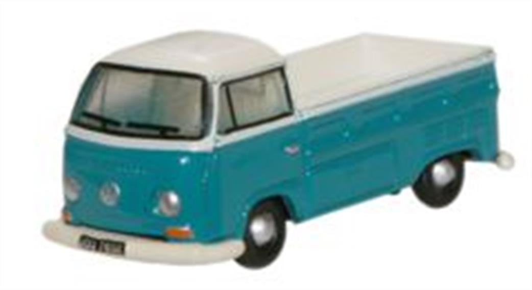 Oxford Diecast 1/148 NVW006 VW Pickup Emerald Green Arcona White