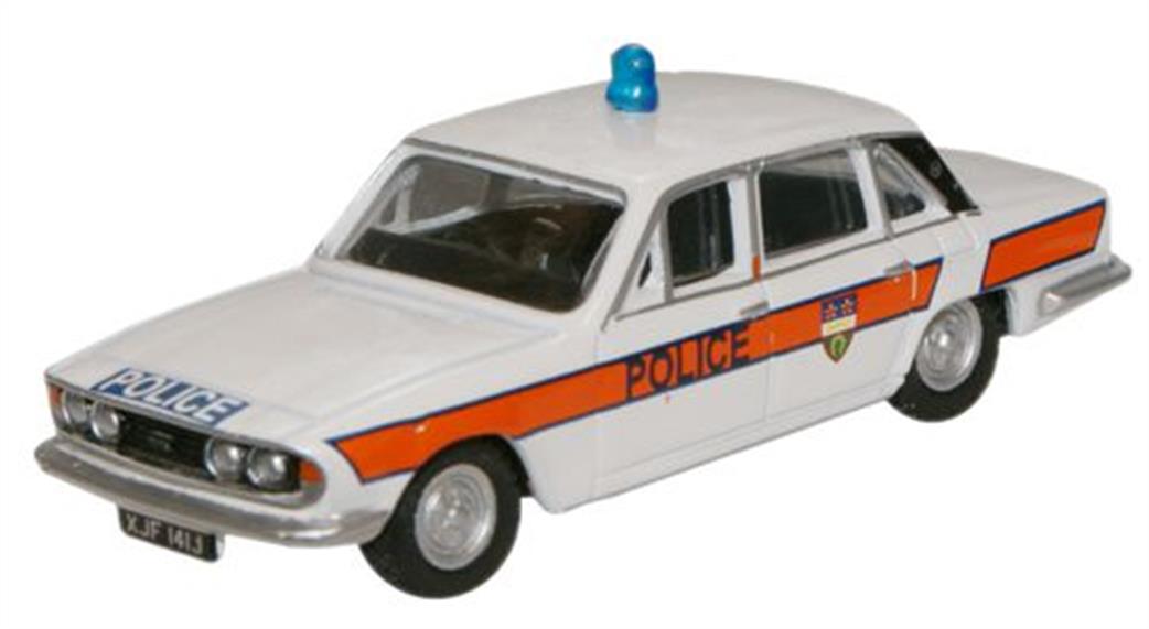 Oxford Diecast 1/76 76TP003 Leicestershire Constabulary Triumph 2500