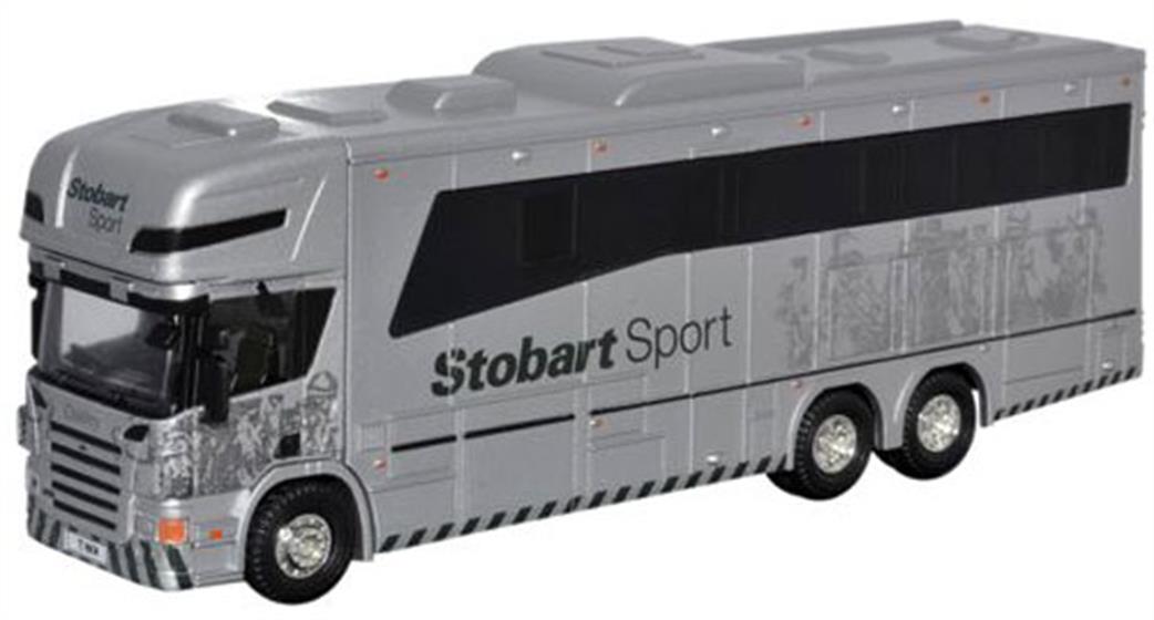 Oxford Diecast STOB011 Eddie Stobart Scania Horsebox 1/76