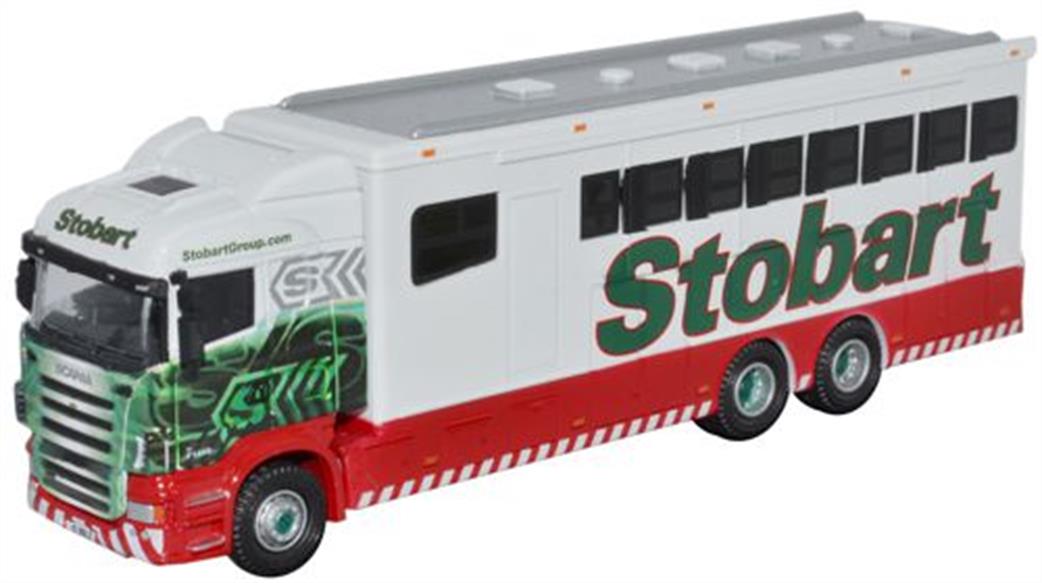 Oxford Diecast 1/76 STOB008 Eddie Stobart Scania Highline Horsebox