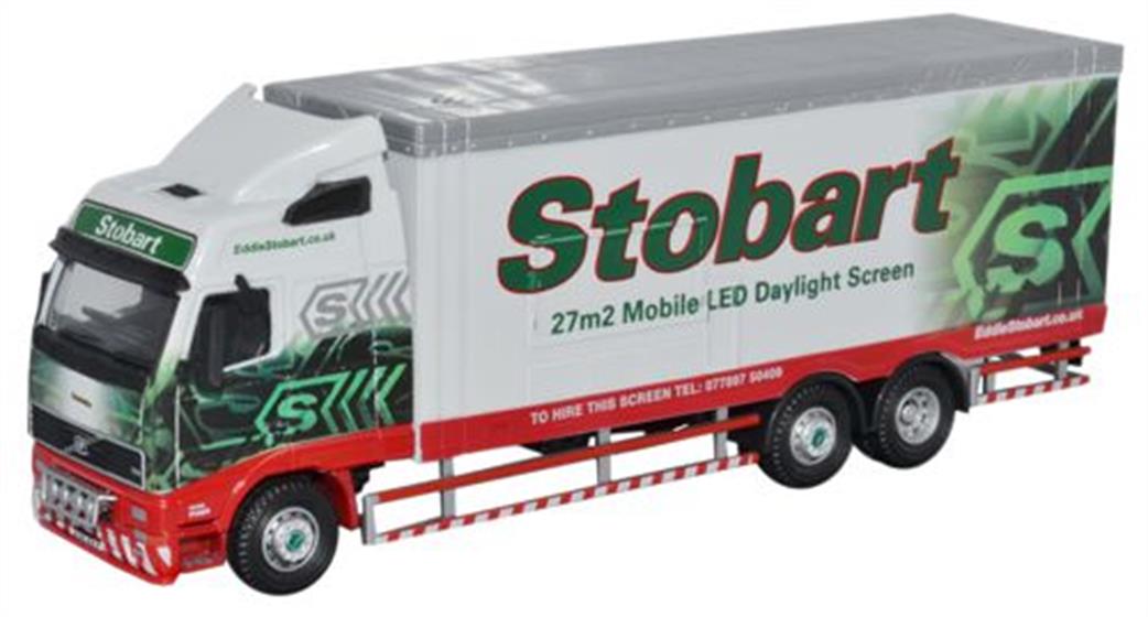 Oxford Diecast 1/76 76VOL01LED Eddie Stobart LED Teletubby Volvo FH Truck