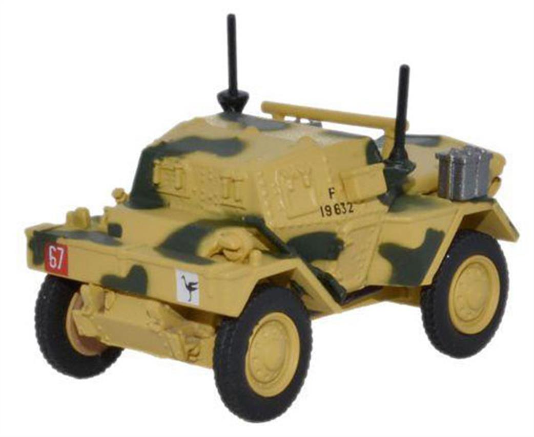 Oxford Diecast 1/76 76DSC001 Dingo Scout Car 50th RTR 23rd Armoured Brigade Tunisia