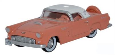 Ford Thunderbird 1956 Sunset Coral Colonial White