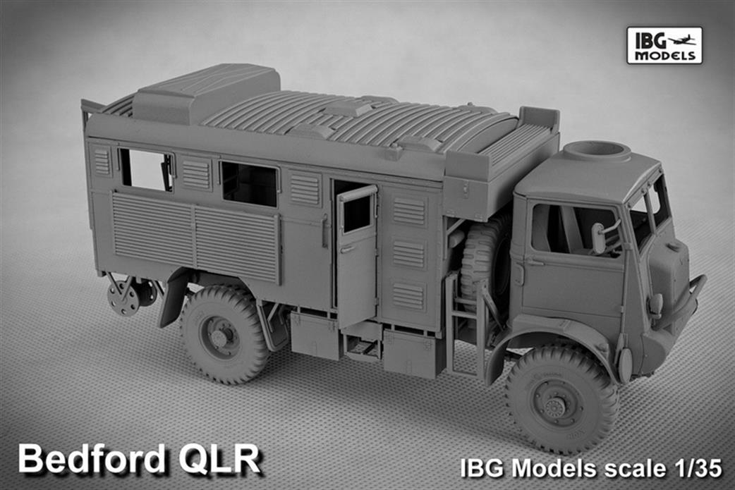 IBG Models 35017 British WW2 Bedford QLR Wireless Truck Kit 1/35