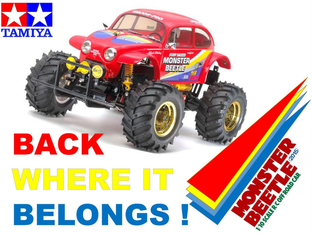 Tamiya 1/10 58618 Monster Beetle 2015 RC Off Road Car Kit