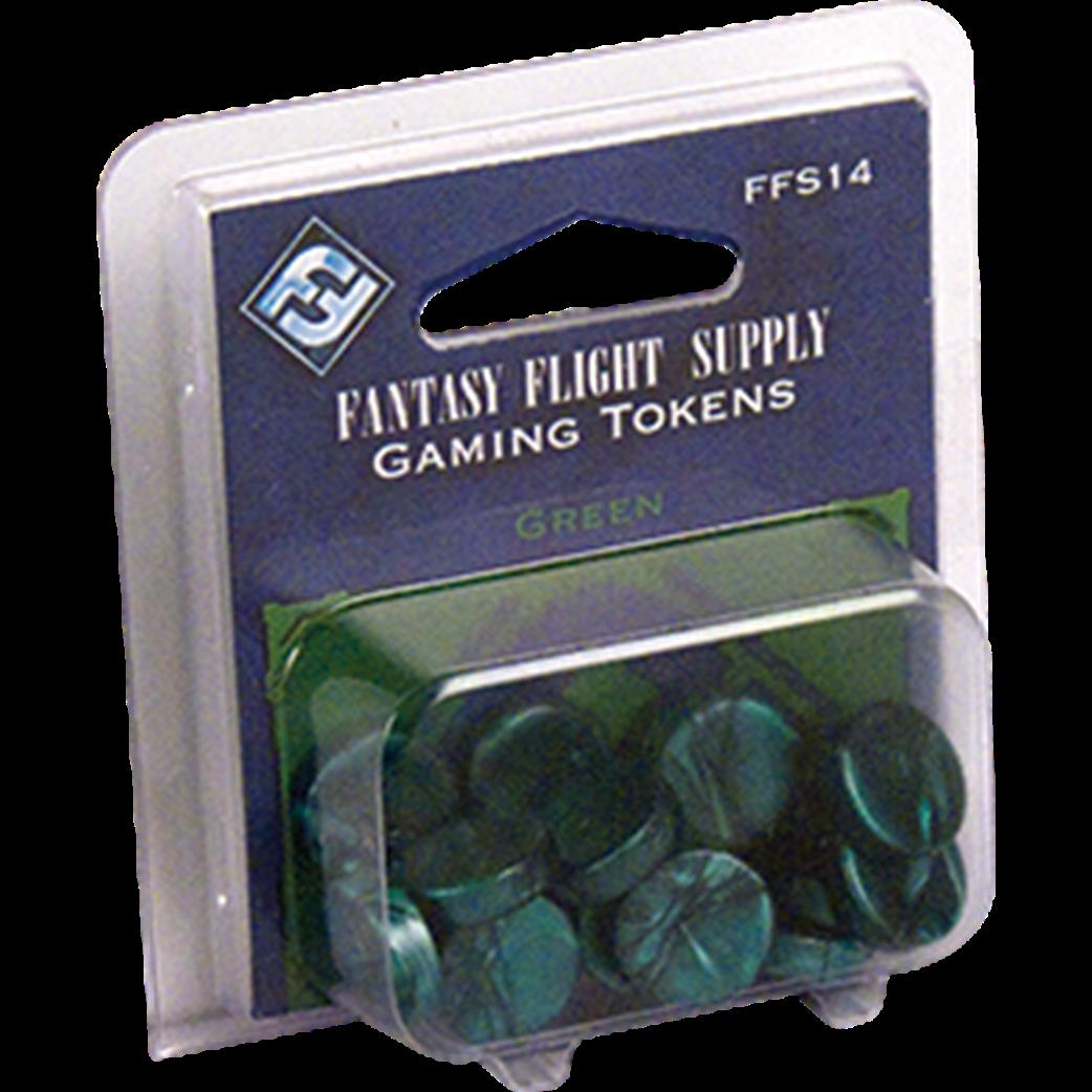 Fantasy Flight Games  FFS14 Gaming Tokens - Green