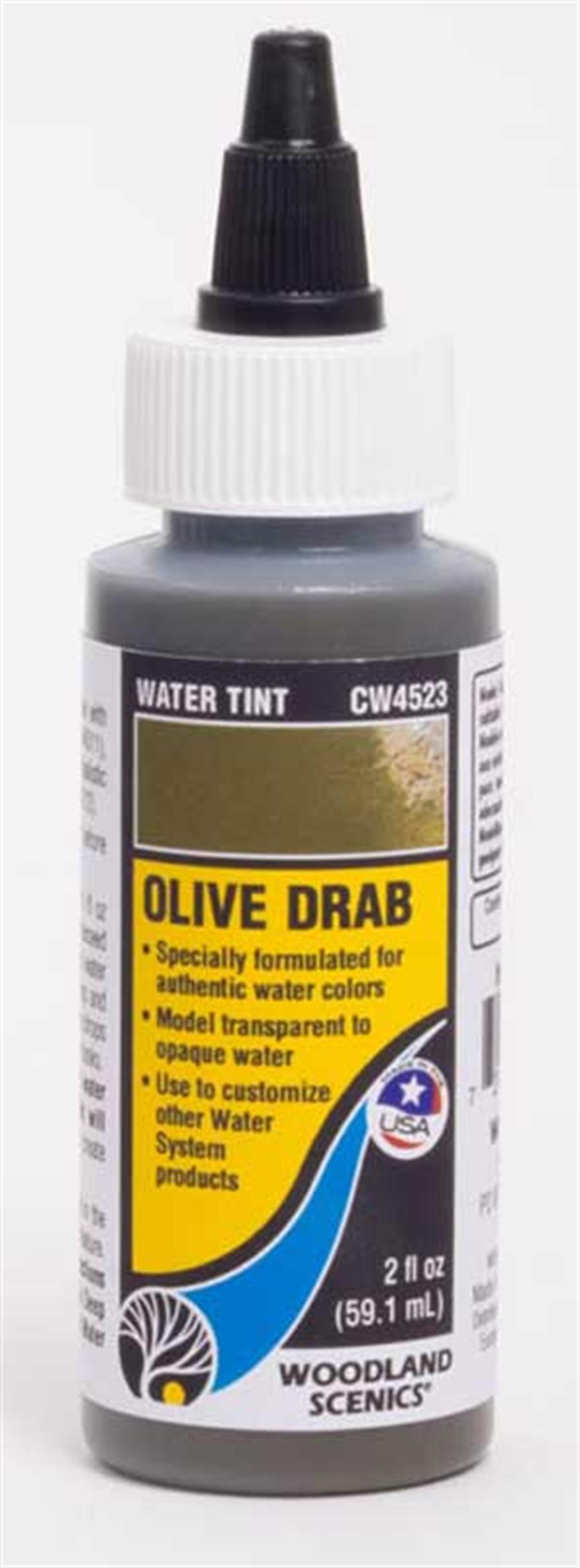 Woodland Scenics CW4523 Olive Drab Water Tint