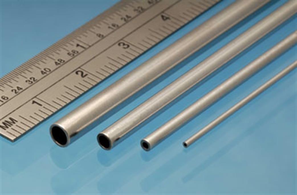 Albion Alloys  MAT04 Aluminium Micro Bore Tubing 0.4mmOD 0.2mmID 3 Pieces 305mm Length