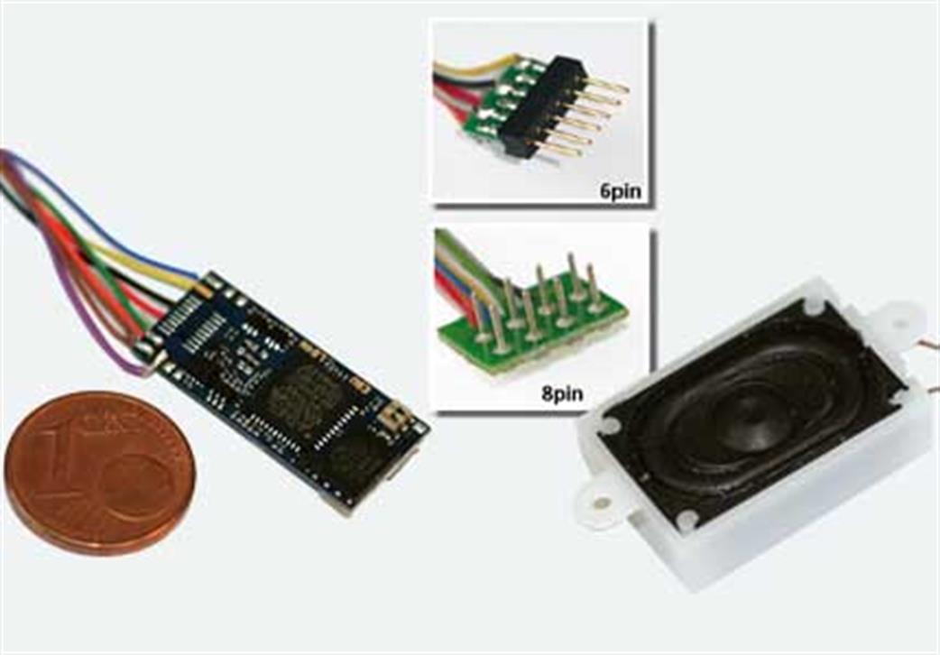ESU  55??? & South West Digital LokSound 5 Micro 0.5amp Locomotive Sound Decoder & Speaker