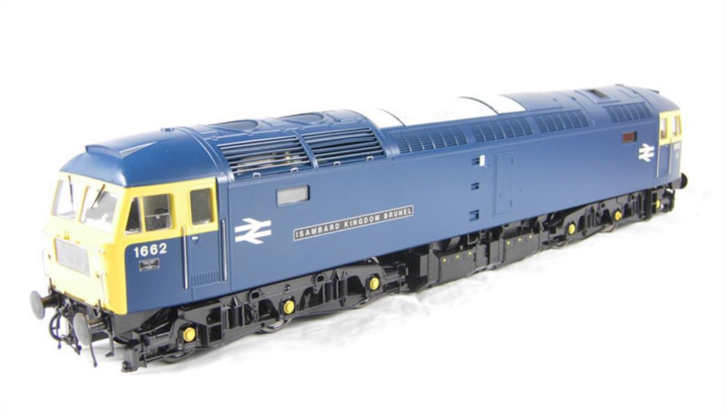 Heljan O Gauge 47PO1662 BR Blue Class 47 1662 Isambard Kingdom Brunel