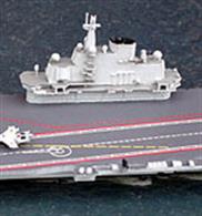 An excellent die-cast metal miniature flagship model from Albatros, this very impressive&nbsp;waterline model is now in available. Shenyang J-15 Flying Shark aircraft are available to purchase separately (product no. Alk-Z11, 54598) at additional cost. The first Chinese aircraft carrier, Liaoning commissioned into the People's Liberation Army Navy on 25th September 2012.&nbsp;This new/old ship was originally laid down in 1988 as a Admiral Kuznetsov class multirole aircraft carrier for the Soviet Navy but never completed. Purchased in 1998 by the People's Republic of China and towed to Dalian Shipyard in north eastern China, the ship was completely rebuilt and underwent sea trials, before commissioning into the PLAN.In December 2013 the carrier is reported to have narrowly missed colliding with the USS Cowpens&nbsp;in the South China Sea, as tension mounts over China's announcement of an air&nbsp;defense zone.&nbsp;
