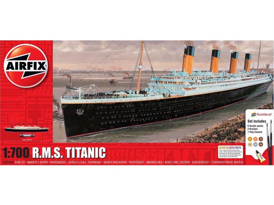Airfix 1/700 A50164A RMS Titanic Gift Set