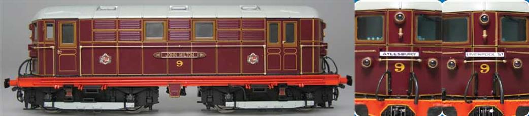 Heljan OO 9001 Metropolitan Railway 9 John Milton Bo-Bo Metropolitan-Vickers Electric Locomotive