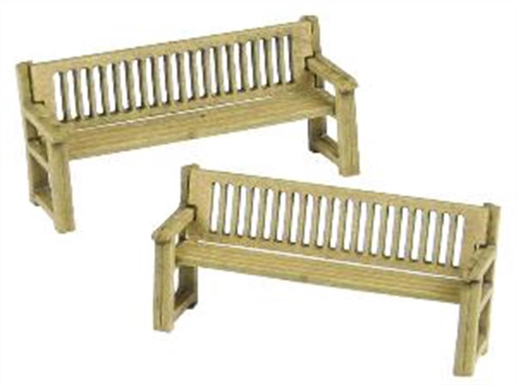 Metcalfe OO PO503 Park Benches Pack of 2