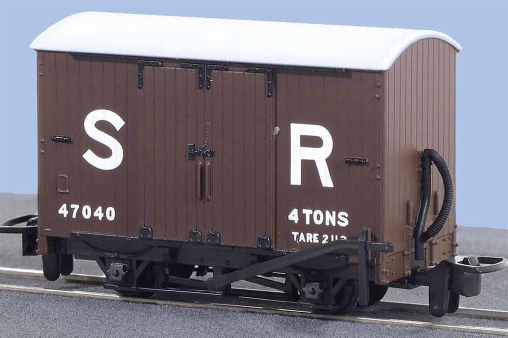 Peco OO9 GR-221E Southern Railway Lynton & Barnstaple Covered Box Van 47040 Southern Livery