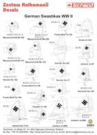 Luftwaffe/German Swastikas. Different sizes and styles