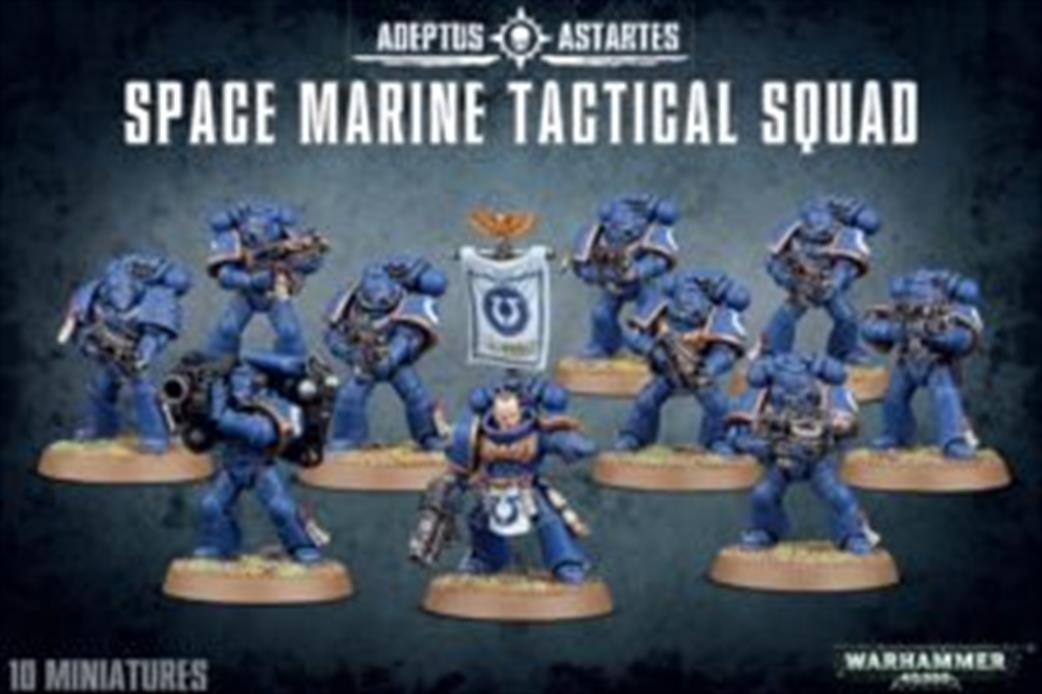 Games Workshop 28mm 48-07 Space Marine Tactical Squad