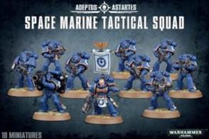 This plastic kit contains 179 components with which to make a 10 man Tactical Squad (and so much more!). Also included are 2 Space Marine transfer sheets with which to add Chapter iconography and squad markings.