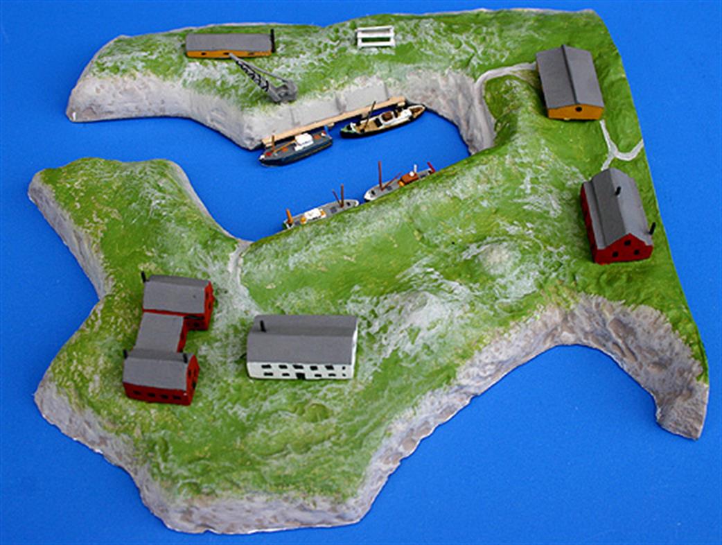 Coastlines 1/1250 CL-H01 Fishing Harbour diorama