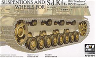 AFV AF35194 1/35 Scale Suspensions and Wheels Sd,Kfz 164 Nashorn &amp; Sd.Kfz165 Hummel