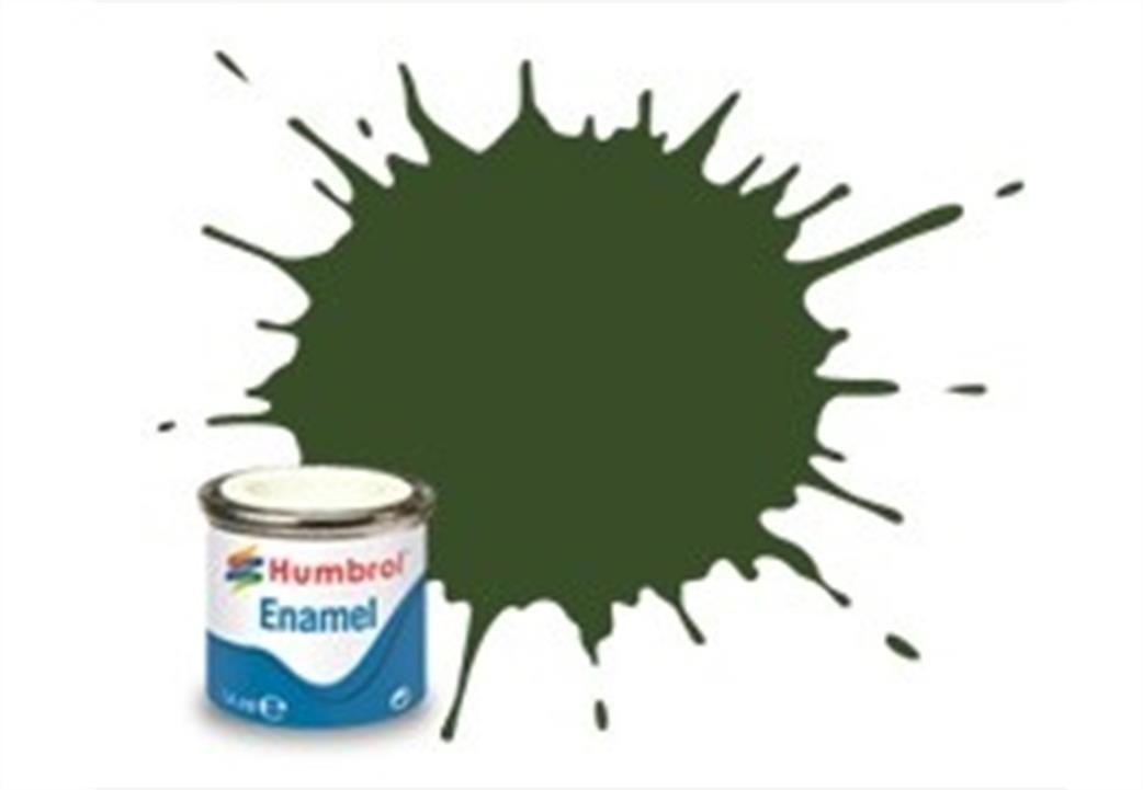 Humbrol  E14/242 242 RLM 71 Dunkelgrun Matt 14ml Enamel Paint