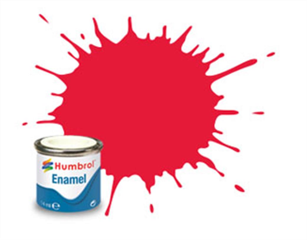 Humbrol  E14/238 238 Red Arrows Red Gloss Enamel Paint 14ml