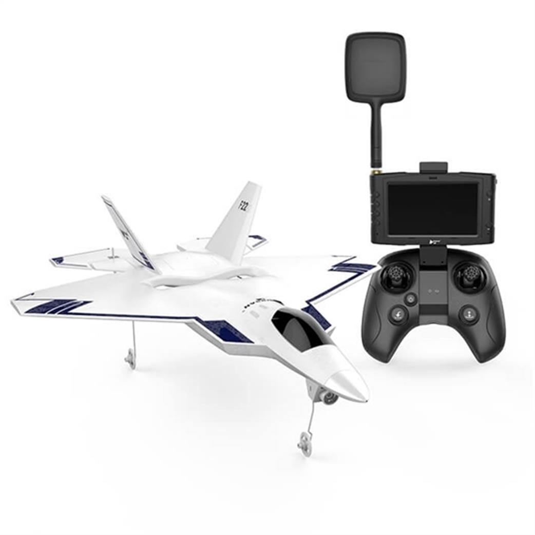 Hubsan  H-F22HIGH F-22 FPV Jet RTF  w/5.8ghz Streaming, GPS & Screen