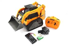 Expanding the range of construction RC models, Hobby Engine have released the Track Loader model. This multi-function scale model works just like the real thing!