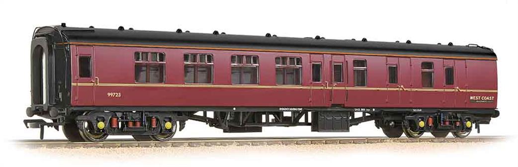 Bachmann OO 39-083 BR MK1 BSK Second Class Brake Coach Maroon WCRC