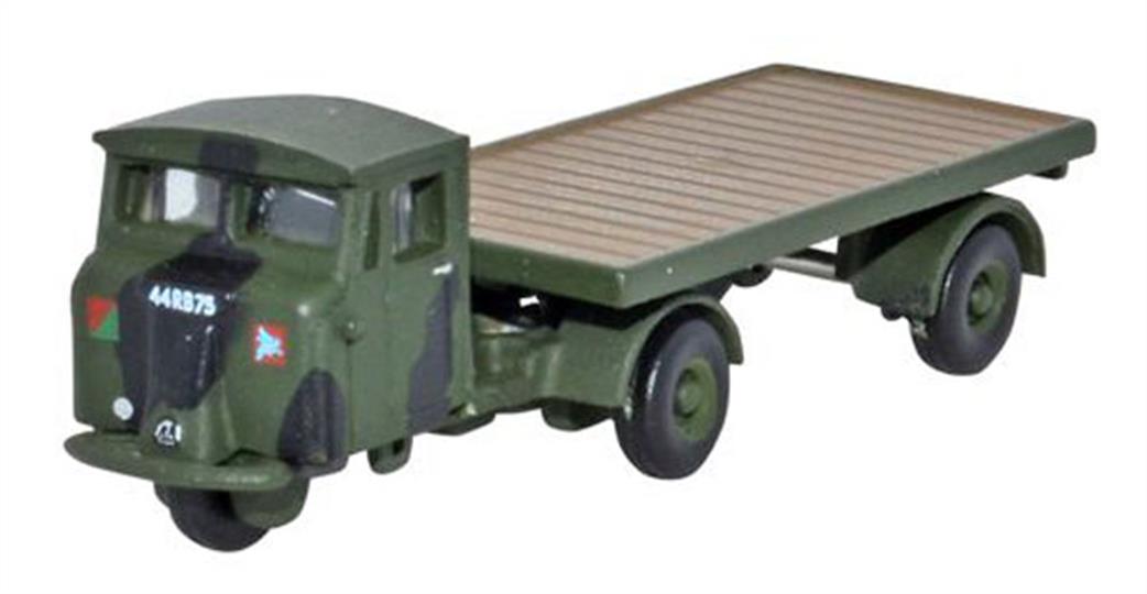 Oxford Diecast 1/148 NMH017 Scammell Mechanical Horse Flatbed RASC