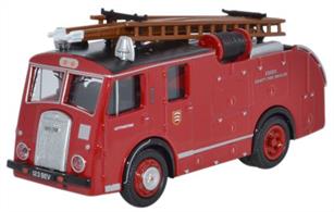 Oxford Diecast 1/76 Dennis F8 Essex Fire Brigade 76F8004
