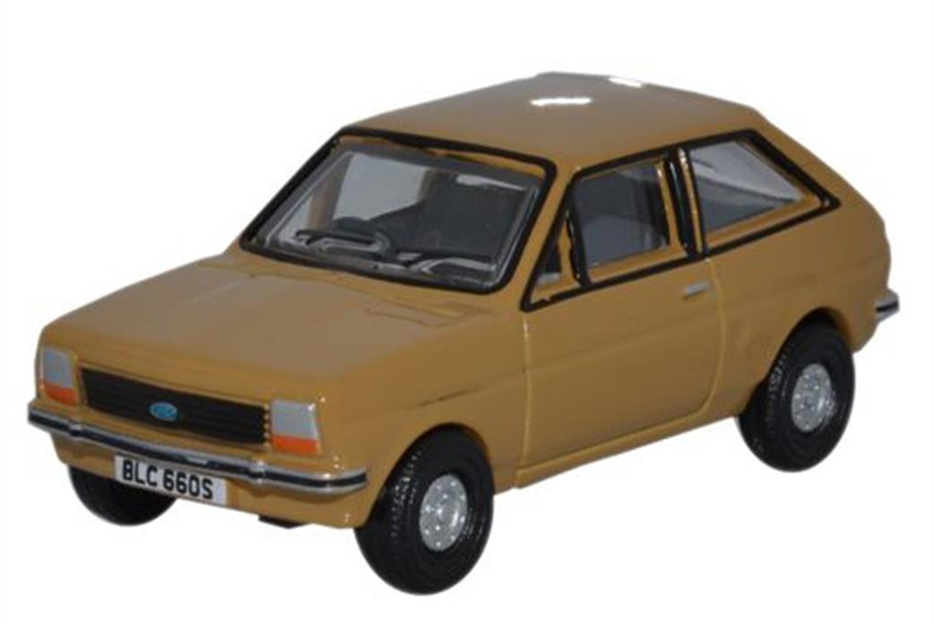 Oxford Diecast 1/76 76FF002 Ford Fiesta MkI Nevada Beige