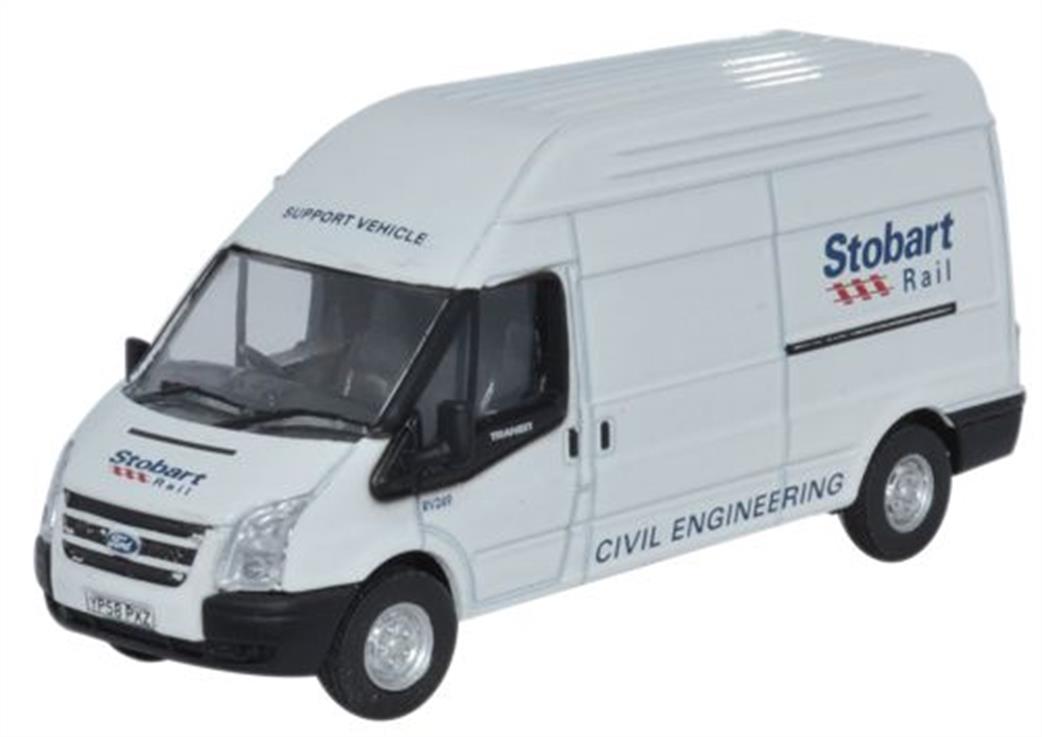 Oxford Diecast 1/76 76FT010 Ford Transit LWB High Roof Stobart
