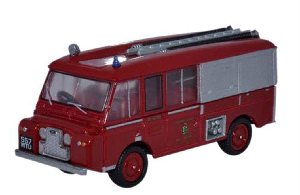 Oxford Diecast 1/76 76LRC001 Land Rover FT6 Carmichael Cheshire County Fire Brigade