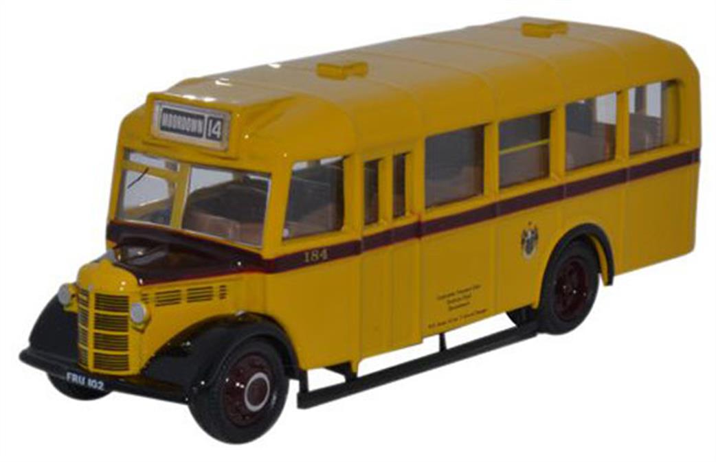 Oxford Diecast 1/76 76OWB009 Bedford OWB Bournemouth Corporation