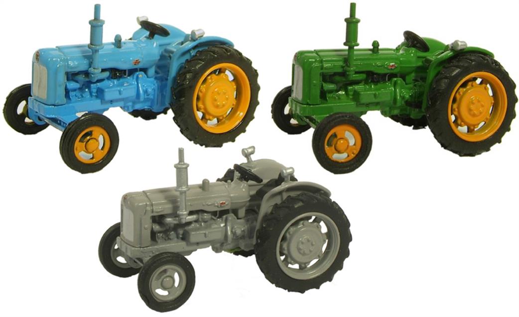 Oxford Diecast 1/76 76SET10B Triple Tractor Set
