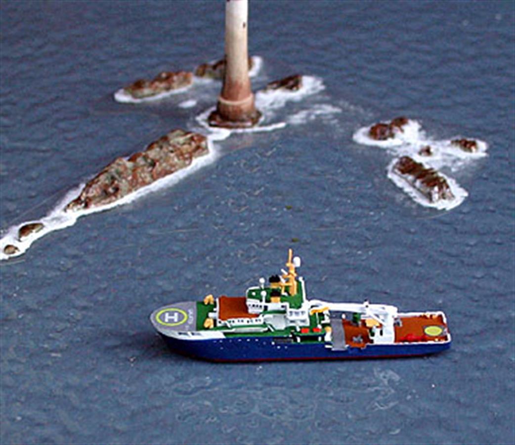 Rhenania 1/1250 RJ221 THV Galatea lighthouse & buoy tender 2013
