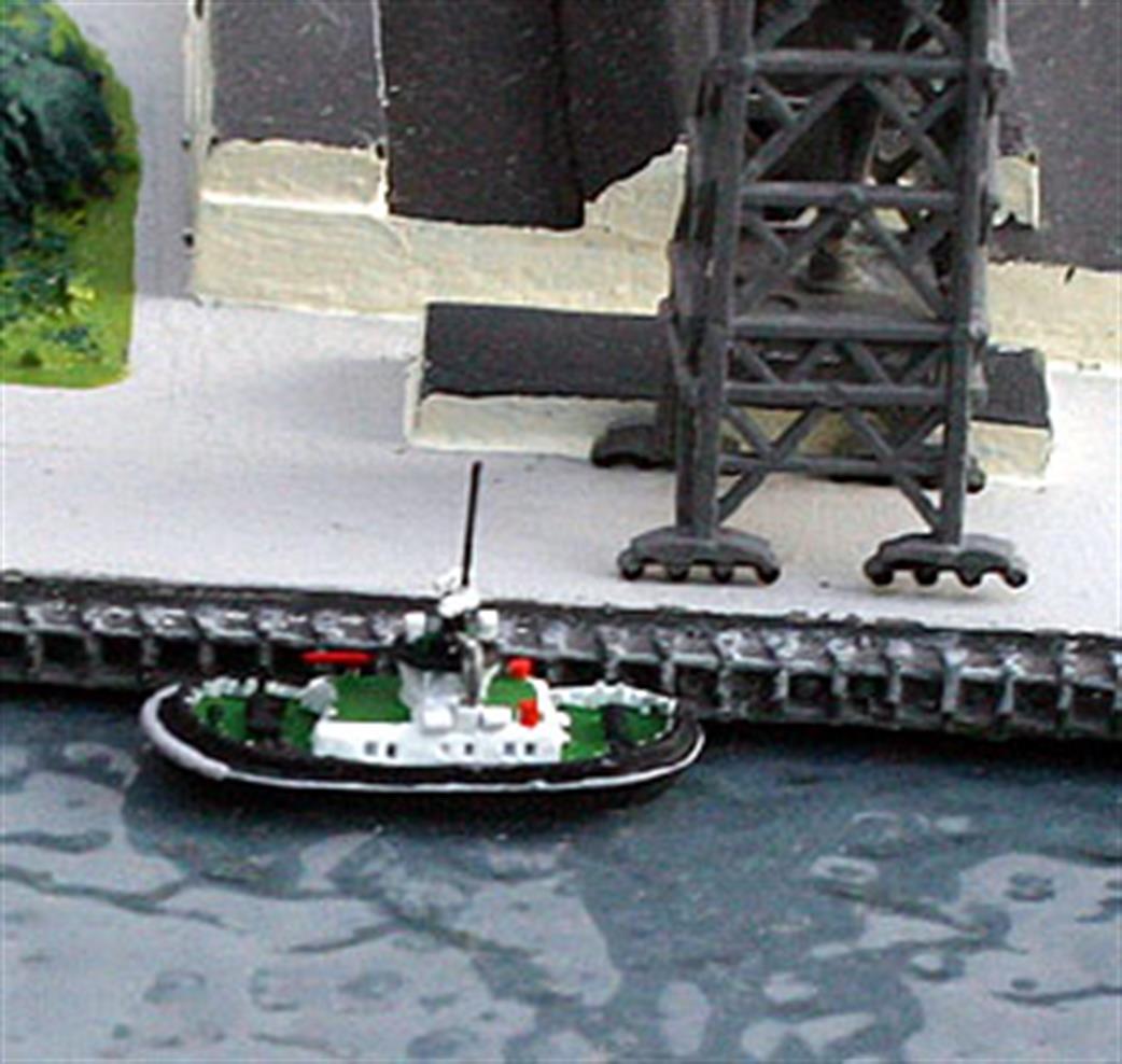 Rhenania 1/1250 RJ187A SD Bountiful, Portsmouth Dockyard tug in the new white livery