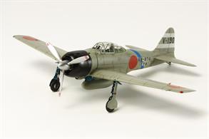 Tamiya 1/72 Mitsubishi A6M5 Zero Fighter Hamp WW2 Japanese Plastic Kit 60784Glue and paints are required