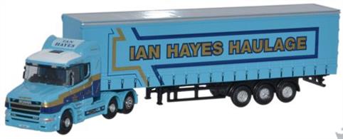 Oxford Diecast 1/148 Scania T Cab Curtainside Ian Hayes NTCAB002