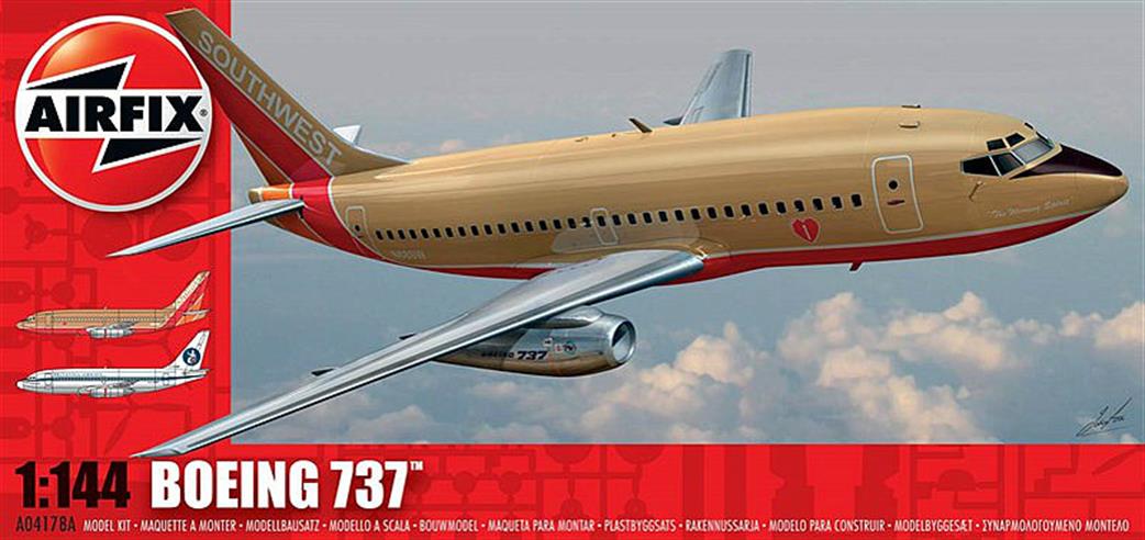 Airfix 1/144 A04178A Boeing 737-100 Airliner Kit
