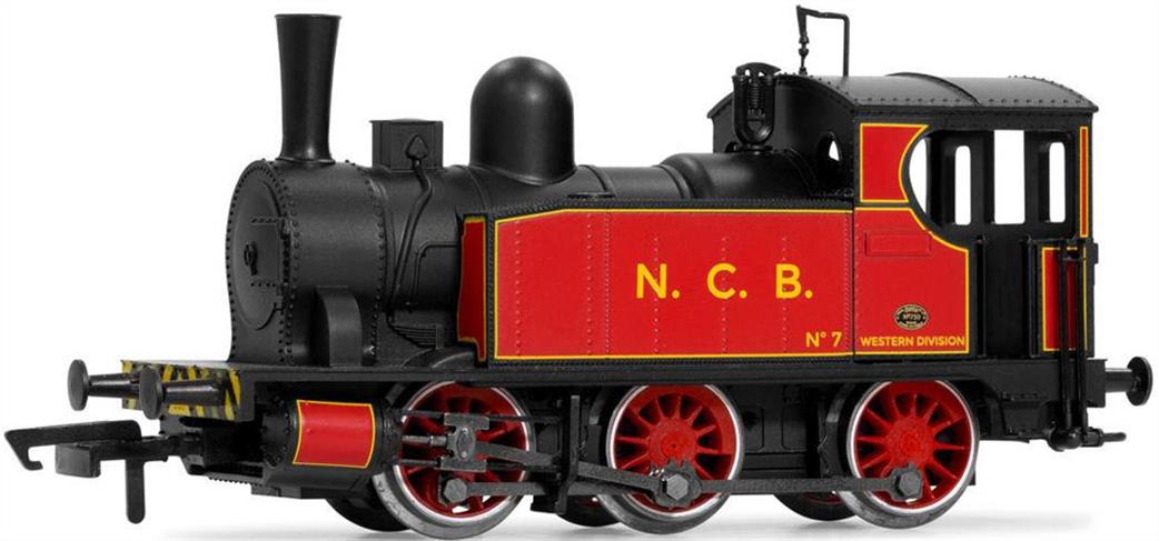 Hornby OO/HO HES2000 NCB Andrew Barclay Industrial 0-6-0T Steam Loco Red Livery