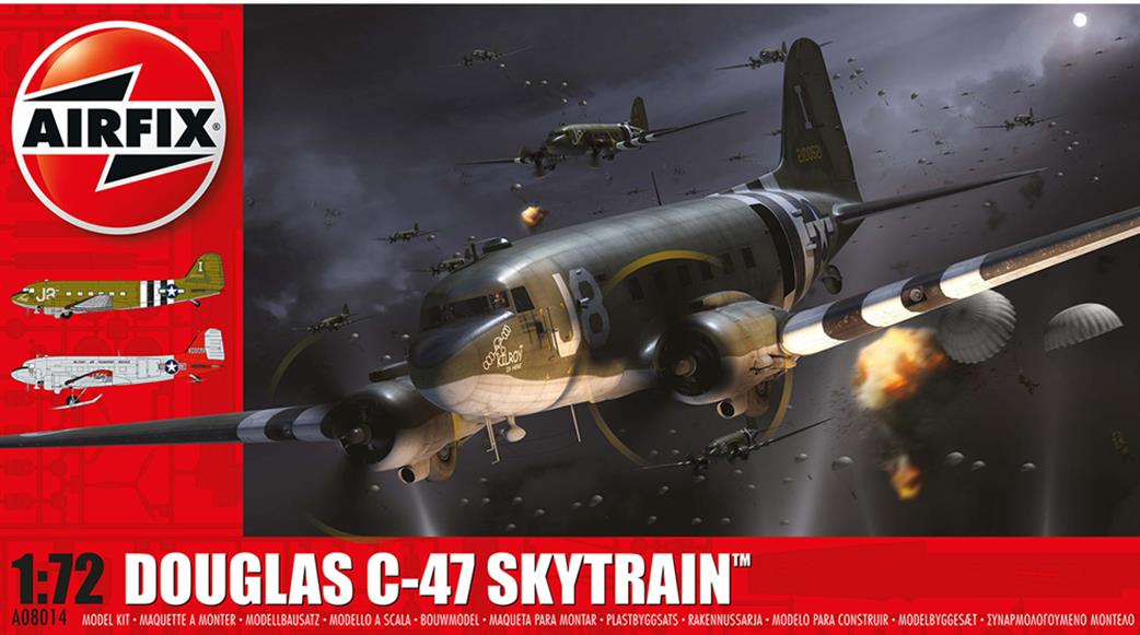 Airfix 1/72 A08014 Douglas C-47 A/D Skytrain Dakota Transport Aircraft kit