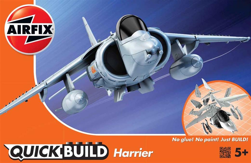 Airfix  J6009 Quickbuild Harrier Clip together Block Model
