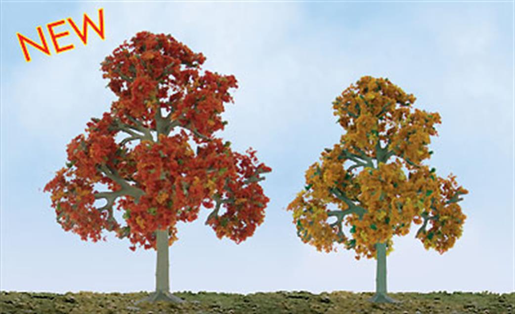 JTT Scenery Products N 92110 Autumn Deciduous Trees 9pk