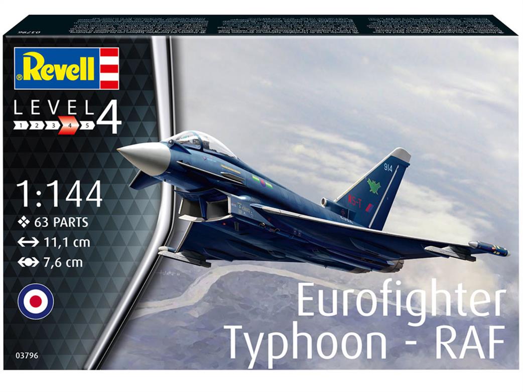 Revell 1/144 03796 RAF Eurofighter Typhoon Kit