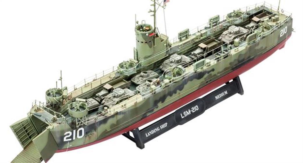 Revell 1/144 05123 US Navy Landing Ship Medium (LSM) Kit