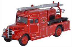 Oxford Diecast 1/76 Bedford Heavy Unit Lancashire County Fire Brigade 76BHF005