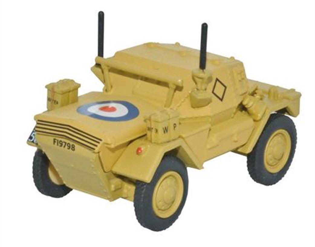 Oxford Diecast 76DSC003 Dingo Scout Car HQ 2nd Division El Alamein 1942 1/76